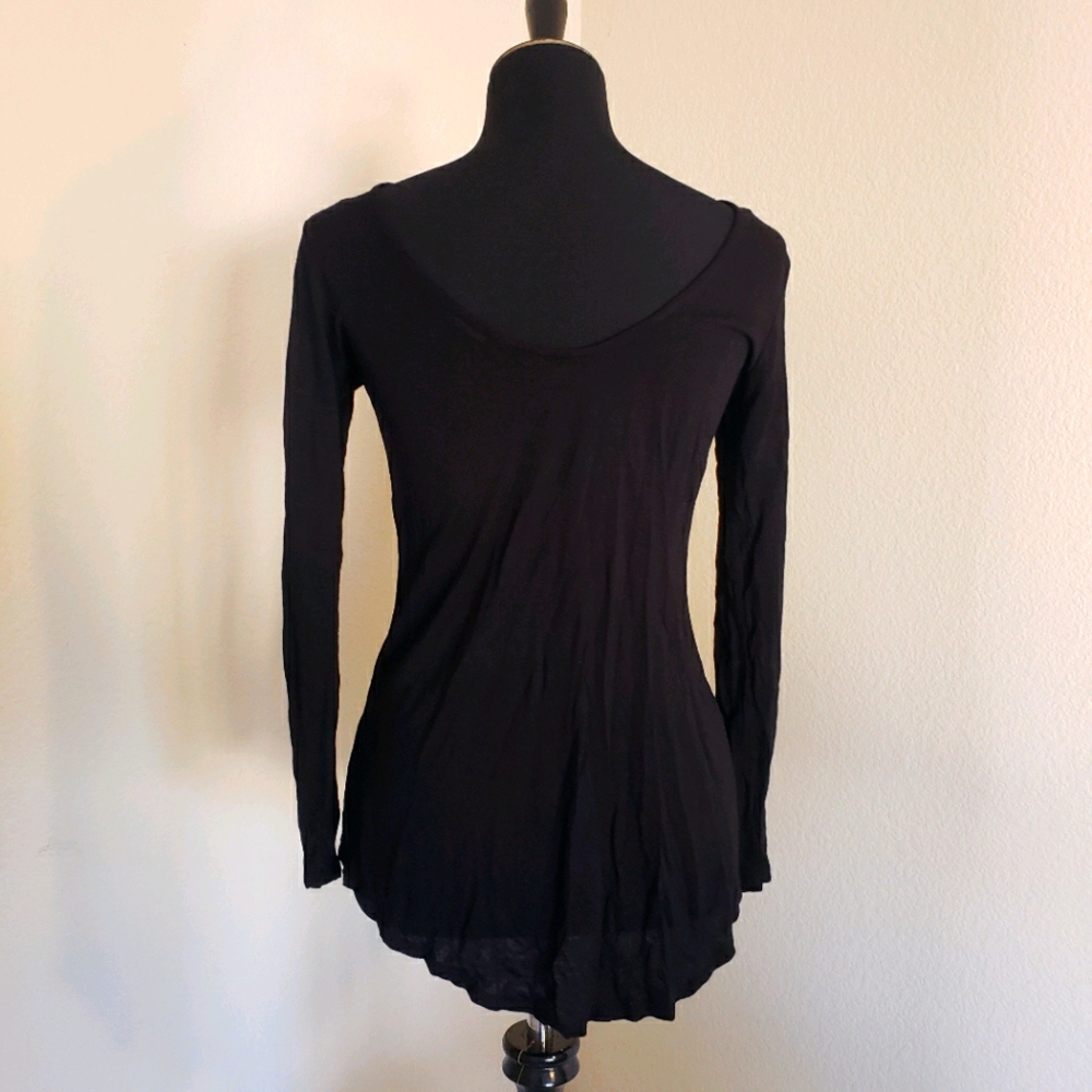 Long Sleeve Zara Shirt Black